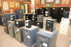 This is a photo of the Serv-U Locksmiths showroom.